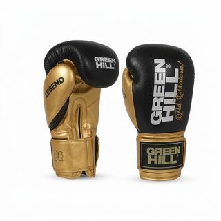 Boxhandschuhe LEGEND - Leder -  Ohne Gelenkschutz - Green Hill Sports