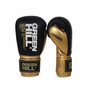 Boxhandschuhe LEGEND - Leder -  Ohne Gelenkschutz - Green Hill Sports