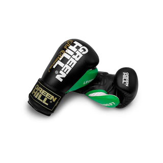 Green Hill LEGEND BLACK Edition Boxhandschuhe mit Gelenkschutz