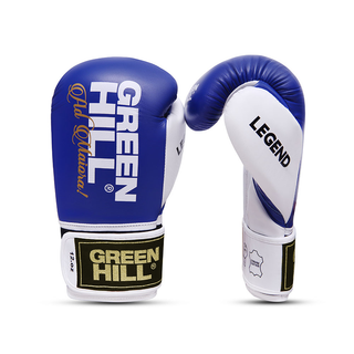 Boxhandschuhe LEGEND - Leder -  Ohne Gelenkschutz - Green Hill Sports