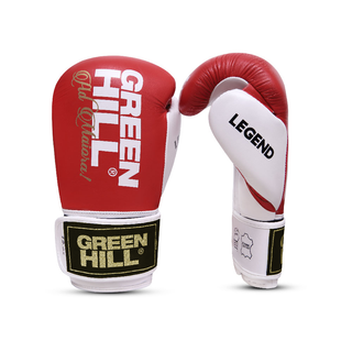 Boxhandschuhe LEGEND - Leder -  Ohne Gelenkschutz - Green Hill Sports