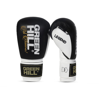 Boxhandschuhe LEGEND - Leder -  Ohne Gelenkschutz - Green Hill Sports