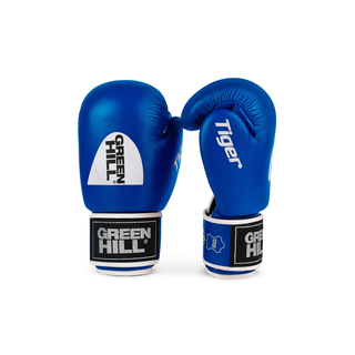 Boxhandschuhe Tiger Leder (DBV Marke zugelassen) - Green Hill Sports