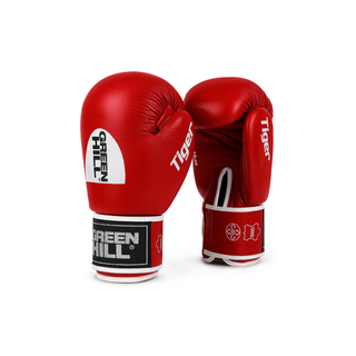 Boxhandschuhe Tiger Leder (DBV Marke zugelassen) - Green Hill Sports