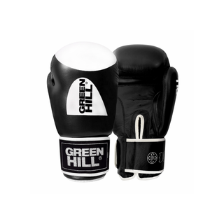 Green Hill TIGER Boxhandschuhe mit Trefferfläche - Leder (D Logo)