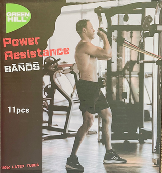 Green Hill Power Resistance Bands Set 11-tlg. - Green Hill Sports
