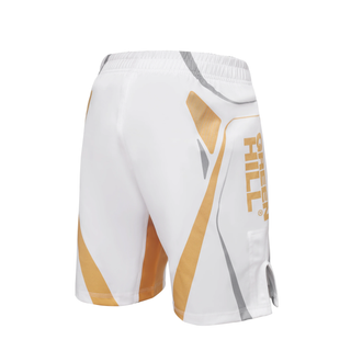 mmi-4024_green_hill_mma_short_immaf2023_approved_white_gold-mmashorts_weiss_gold_sports_grabbling_martial_mixed_arts_fitness_back