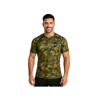 Green Hill Rash Guard Camo