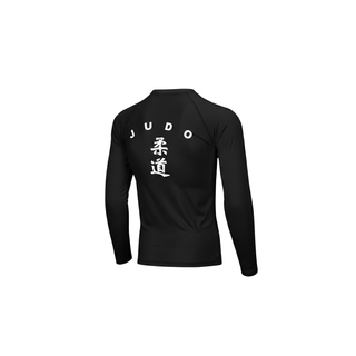 Judo KANJI Rash Guard – Langarm mit Rundhals - Green Hill Sports