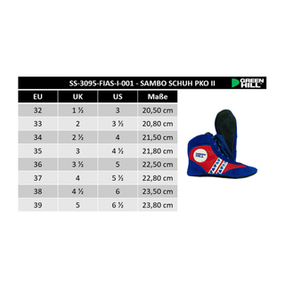 Sambo Schuhe PKO II - FIAS zertifiziert