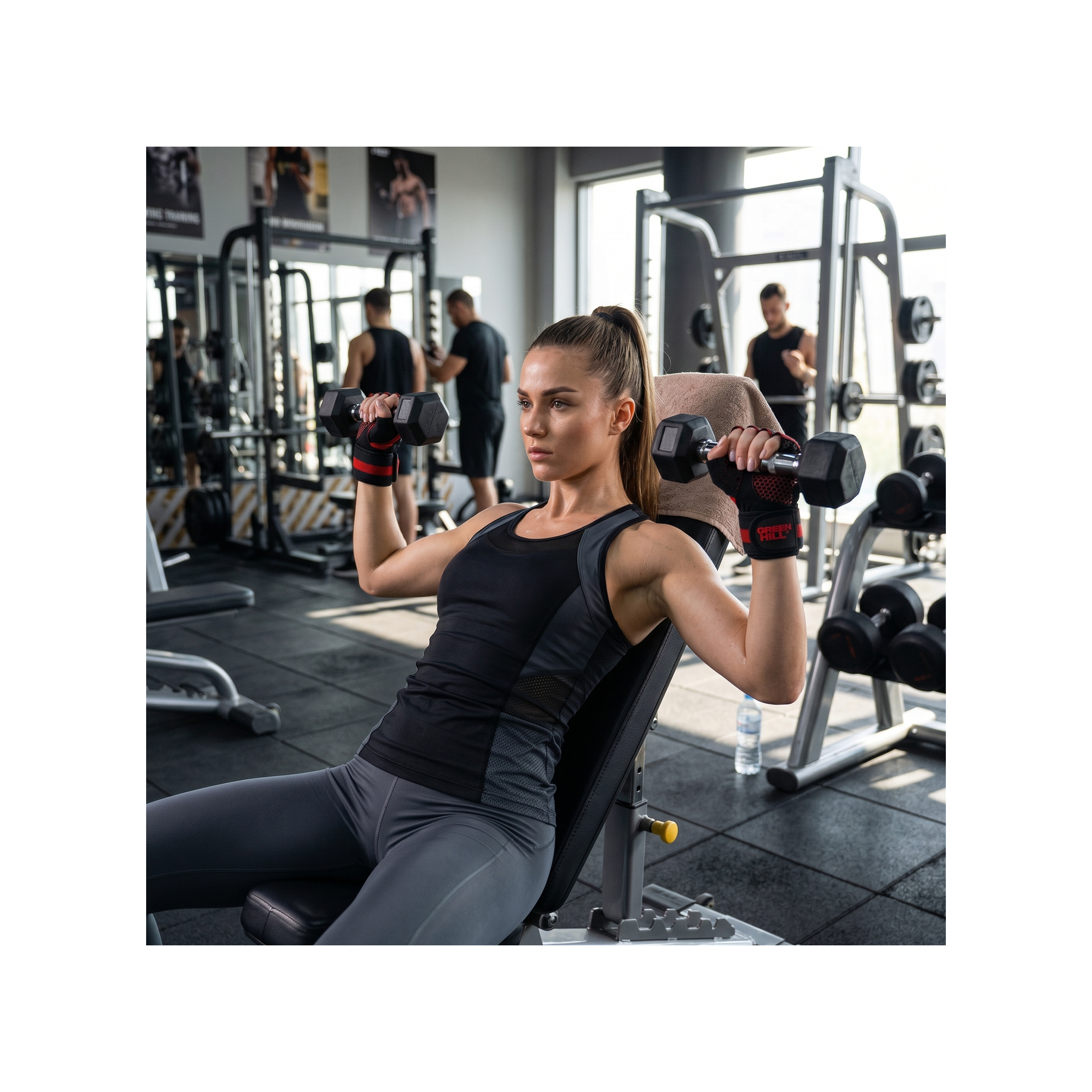 handschuhe für krafttraining Fitness Handschuh HEXFORCE – Green Hill Sports